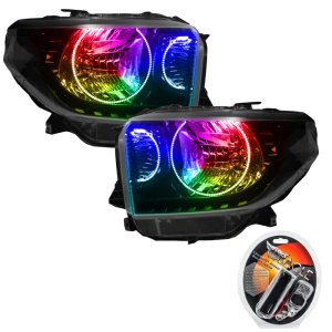 Toyota Tundra Headlight Assembly - ORACLE Lighting - Dual Halo Kit - ColorSHIFT - `14-`17